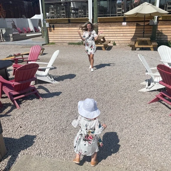 Mommy and Me matching dresses 18 month old/small for mom - Picture 6 of 7